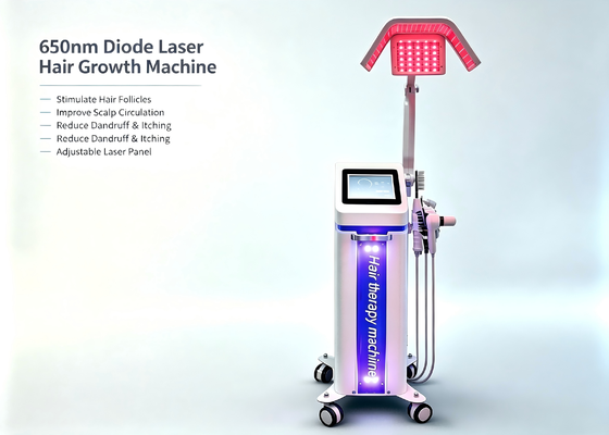 Professional Laser Beauty Machine with Multi Functional System for Hair Regrowth Scalp Hydration and Relief of Itching and Dandruff