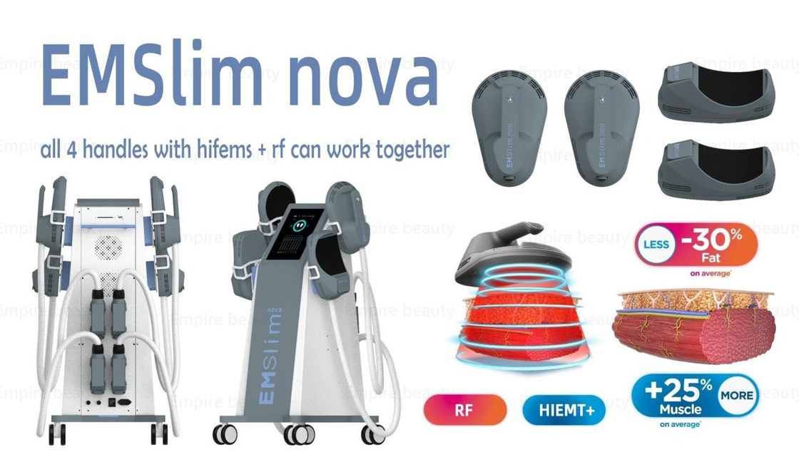 Electro Magnetic Muscle Stimulation Technology EMShape To Strengthen, Tone And Firm Muscles Of The Abdomen, Buttocks